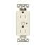 Z-Wave Plus Split Control Wireless Receptacle, 15A, 120V Actuator, Light Almond, RFTR9605-TLA