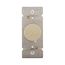 Rotary Dimmer, Power Failure Memory, Non-Preset, #16 Awg 5A, 120V, Wire Lead, Ivory 1-Pole, 600W, RI061-V