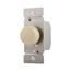 Rotary Dimmer, Power Failure Memory, Non-Preset, #16 Awg 5A, 120V, Wire Lead, Ivory 1-Pole, 600W, RI061-V