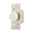 Rotary Dimmer, Power Failure Memory, w/ Preset, #16 Awg 5A, 120V, Almond, Indoor 1-Pole, 3-Way, RI06P-A