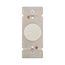 Rotary Dimmer, Power Failure Memory, w/ Preset, #16 Awg 5A, 120V, Light Almond, Indoor 1-Pole, RI06P-LA