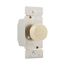 Rotary Dimmer, Power Failure Memory, w/ Preset, #16 Awg 5A, 120V, Ivory, 1-Pole, 3-Way, 600W, RI06P-V