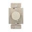 Rotary 1000W Dimmer, 120V, 60Hz, Single Pole Only, Incandescent Or Halogen Loads, Almond, RI101-A