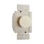 Rotary 1000W Dimmer, 120V, 60Hz, Single Pole Only, Incandescent Or Halogen Loads, Almond, RI101-A