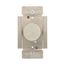 Rotary 1000W Dimmer, 120V, 60Hz, Single Pole Only, Incandescent Or Halogen Loads, Light Almond, RI101-LA