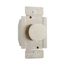 Rotary 1000W Dimmer, 120V, 60Hz, Single Pole Only, Incandescent Or Halogen Loads, Light Almond, RI101-LA