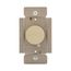 Rotary 1000W Dimmer, 120V, 60Hz, 1P Only, Incandescent Or Halogen Loads, Non-Preset, Ivory, RI101-V