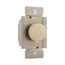 Rotary 1000W Dimmer, 120V, 60Hz, 1P Only, Incandescent Or Halogen Loads, Non-Preset, Ivory, RI101-V