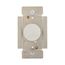 Etn Rotary 1000W Dimmer, 120V, 60Hz, 1P Only, Incandescent Or Halogen Loads, White, RI101-W
