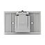 Non-Metallic Receptacle Cover, Self-Closing, Surface Mount, Gray, Single Receptacle, Wet, 1-Gang, S1951