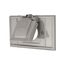 Non-Metallic Receptacle Cover, Self-Closing, Surface Mount, Gray, Single Receptacle, Wet, 1-Gang, S1951