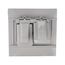 Oversize Duplex Receptacle Cover, Self-Closing, Surface Mount, Gray, Wet, 1-Gang, S1954