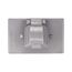 Non-Metallic Single Receptacle Cover, Stay-Open, Surface Mount, Gray, Single Receptacle, 1-Gang, S1961