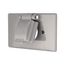 Non-Metallic Single Receptacle Cover, Stay-Open, Surface Mount, Gray, Single Receptacle, 1-Gang, S1961