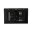 Rhinobox Duplex Receptacle Cover, Damp Location, Black, Pro Grip, Glass-Filled Nylon, S1962BK-P