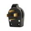 Arrow Hart Angled Plug, #10-6 Awg 60A, Dryer, 125/250V, Black, 3-Pole, 4-Wire, S20-SP