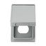 Non-Metallic Duplex Receptacle Cover, Self-Closing, Surface Mount, Gray, Wet, 1-Gang, S2962