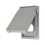 Non-Metallic Duplex Receptacle Cover, Self-Closing, Surface Mount, Gray, Wet, 1-Gang, S2962
