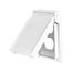 Non-Metallic Duplex Receptacle Cover, Self-Closing, Surface Mount, White, Wet, 1-Gang, Vertical, S2962W-SP