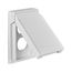 Non-Metallic Duplex Receptacle Cover, Self-Closing, Surface Mount, White, Wet, 1-Gang, Vertical, S2962W-SP