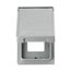Non-Metallic Gfci Or Decorator Cover, Self-Closing, Surface Mount, Gray, Wet, 1-Gang, Vertical, S2966
