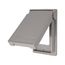 Non-Metallic Gfci Or Decorator Cover, Self-Closing, Surface Mount, Gray, Wet, 1-Gang, Vertical, S2966