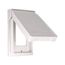 Non-Metallic Gfci Or Decorator Cover, Self-Closing, Surface Mount, White, Wet, 1-Gang, Vertical, S2966W-SP