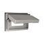Non-Metallic Gfci Or Decorator Cover, Self-Closing, Surface Mount, Gray, Wet, 1-Gang, Horizontal, S3966