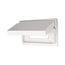 Non-Metallic Gfci Or Decorator Cover, Self-Closing, Surface Mount, White, Wet, 1-Gang, S3966W-SP