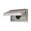 Plastic Cover, 15A, 125 Vac, Gray, Single-Gang, Horizontal, S3999-SP-L