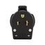 Arrow Hart Heavy-Duty Universal Nema Power Plug, #10-6Awg 30A/50A, Dryer, 250V, Black, S42-SP