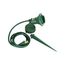 Lampholder, Weatherproof, 6' Cord, 18-2 Spt-1 Polarized Cord Type, Green, Thermoset, 120V, 150W, S591