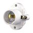 Lampholder, Keyless Cleat Socket, #14-10 Awg, Medium Base, White, Thermoset, 250V, 660W, S752W-SP