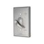 Cover With Switch, 1-Pole Switch, Surface Mount, Gray, Toggle Switch, Wet, Metal, 1-Gang, S983-SP