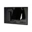 2 Lid Duplex Receptacle Cover, (2) Self-Closing Lids, Surface Mount, Black, 1-Gang, S989BLK