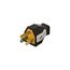 Straight Blade Plug, #14 Awg 15A 125V, Black, Impact-Resistant 5-15P, 2-Pole 3-Wire, SA399