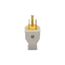Straight Blade Plug, #14 Awg 15A 125V, Impact-Resistant 5-15P, 2-Pole 3-Wire, 0.33"" Dia., SA399W