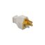 Straight Blade Plug, #14 Awg 15A 125V, Impact-Resistant 5-15P, 2-Pole 3-Wire, 0.33"" Dia., SA399W