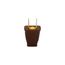 Straight Blade Plug, #16 Awg 15A 125V, Brown, Impact-Resistant 1-15P, 2-Pole, 2-Wire, SA540B