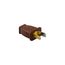 Straight Blade Plug, #16 Awg 15A 125V, Brown, Impact-Resistant 1-15P, 2-Pole, 2-Wire, SA540B
