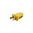 Straight Blade Plug, #16 Awg 15A 125V, Translucent Gold, Impact-Resistant 1-15P, 2-Pole, 2-Wire, SA540GD