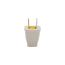 Straight Blade Plug, #16 Awg 15A 125V, Impact-Resistant 1-15P, 2-Pole, 2-Wire, 0.33"" Dia., SA540W
