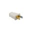 Straight Blade Plug, #16 Awg 15A 125V, Impact-Resistant 1-15P, 2-Pole, 2-Wire, 0.33"" Dia., SA540W