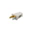 Straight Blade Plug, #16 Awg 15A 125V, Impact-Resistant 1-15P, 2-Pole, 2-Wire, 0.33"" Dia., SA540W