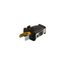 Straight Blade Plug, #16 Awg 15A 125V, Black, Impact-Resistant 1-15P, 2-Pole 2-Wire w/ Cord Clip, SA940