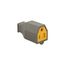 Straight Blade Connector, #14 Awg 15A, 125V, Gray, Impact-Resistant 2-Pole 3-Wire, 0.33"" Dia., SA993G