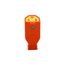 Straight Blade Connector, #14 Awg 15A 125V, Orange, Impact-Resistant 2-Pole 3-Wire, SA993O