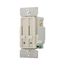 Dimmer & Fan Speed Control, No Neutral Required, #14 -12 Awg 120V, Light Almond, 1-Pole, 300W, SDC15-LA