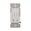 Dimmer & Fan Speed Control, No Neutral Required, #14 -12 Awg 120V, 1-Pole, 300W, SDC15-W