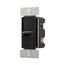 Dimmer, No Neutral Required, #14 -12 Awg 120/277 Vac, Black, 1-Pole, 3-Way, 1-Phase, 1200/1660W, SF10P-BK